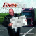 7" vinyl - Edwin Bos - De vrouw langs de baan / Een lekker deuntje
