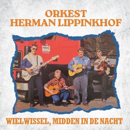 7" Vinyl Single - Orkest Herman Lippinkhof - Wielwissel midden in de nacht / Hallo Goedemorgen Holland