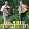 7" Vinyl Single - Jan & Wouter - A: The Party Polka / B1: Jan´s Alpen Polka / Hoch In Den bergen ( Live ) "Wit Vinyl" Beperkt Leverbaar