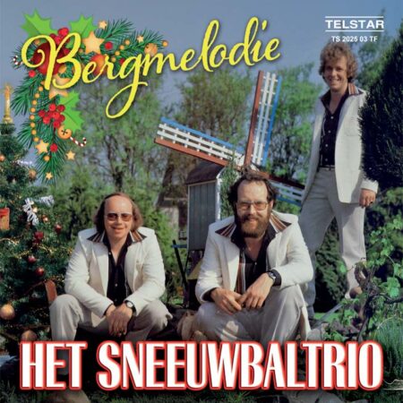 7" Vinyl Single - Het Sneeuwbaltrio - Bergmelodie / Henk Wijngaard - Kerstnacht Tezamen
